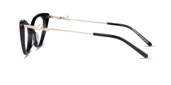 Evermore Noir Acétate Montures de lunettes de vue d'EyeBuyDirect