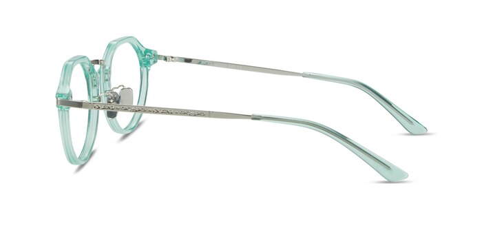 Yates Clear Green Acétate Montures de lunettes de vue d'EyeBuyDirect