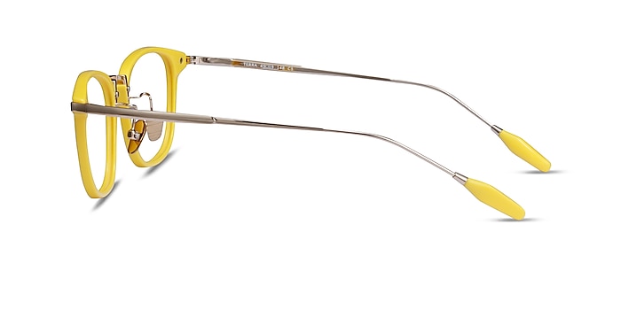 Terra Yellow Acetate Eyeglass Frames from EyeBuyDirect