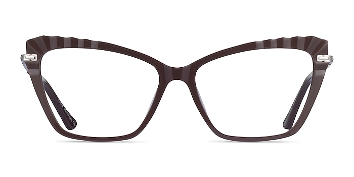 Choir Dark Brown Acetate Eyeglass Frames from EyeBuyDirect