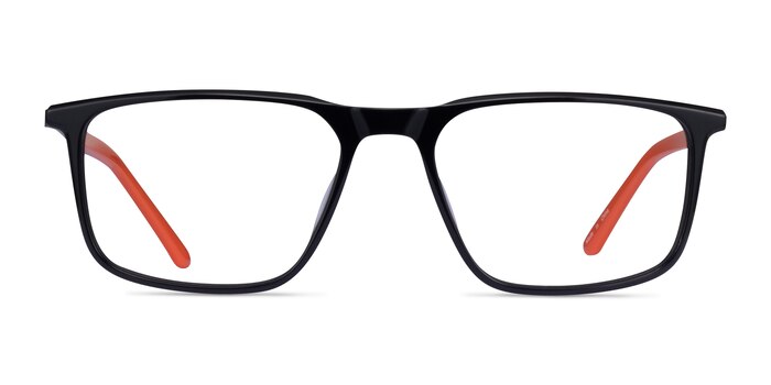 Trade Black Gunmetal Orange Acétate Montures de lunettes de vue d'EyeBuyDirect