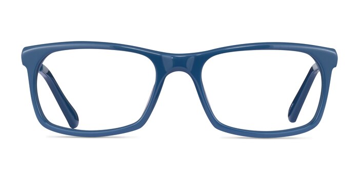 Polis Bleu Acétate Montures de lunettes de vue d'EyeBuyDirect