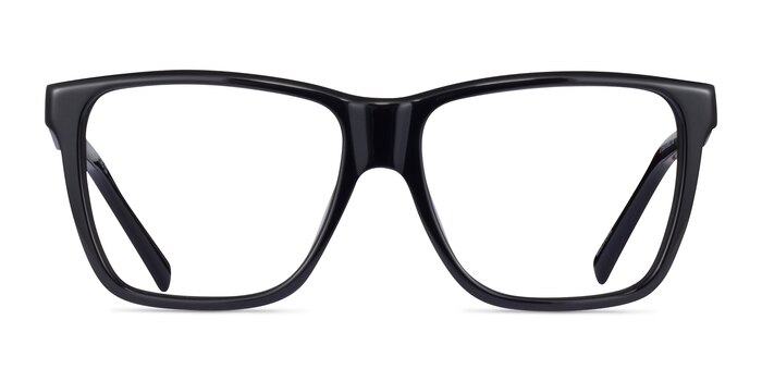 Landmark Noir Acétate Montures de lunettes de vue d'EyeBuyDirect