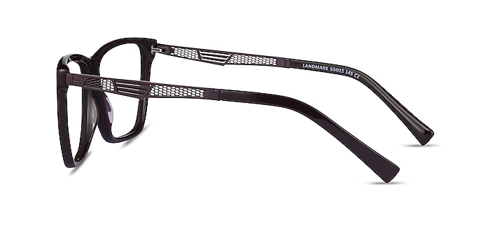 Landmark Brown Acetate Eyeglass Frames from EyeBuyDirect