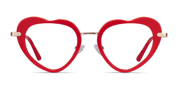 Honey Red Gold Acétate Montures de lunettes de vue d'EyeBuyDirect
