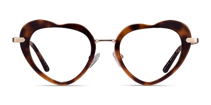 Honey Tortoise Gold Acetate Eyeglass Frames from EyeBuyDirect