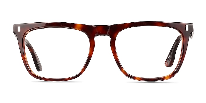 Hugh Tortoise Acetate Eyeglass Frames from EyeBuyDirect