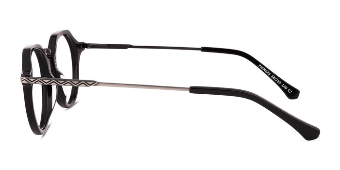Phineas Black Acetate Eyeglass Frames from EyeBuyDirect