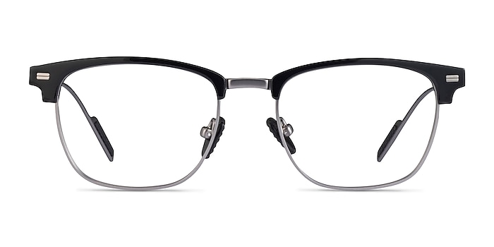 Charge Black Gunmetal Metal Eyeglass Frames from EyeBuyDirect