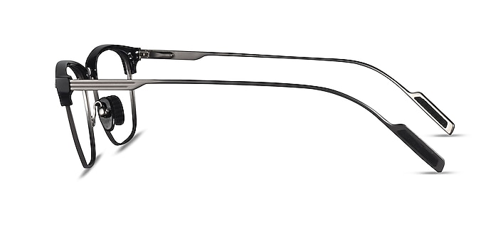 Charge Black Gunmetal Metal Eyeglass Frames from EyeBuyDirect