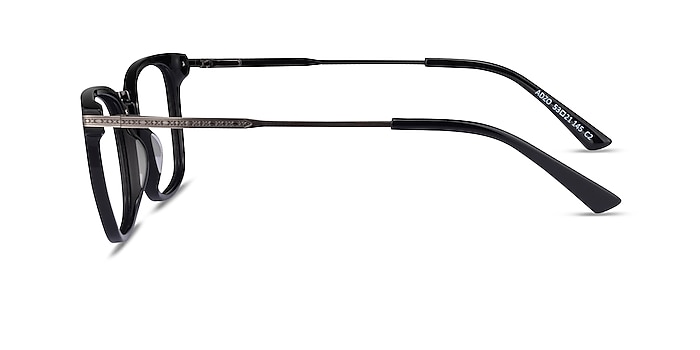 Adzo Noir Acétate Montures de lunettes de vue d'EyeBuyDirect