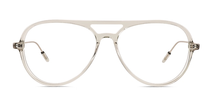Quin Clear Green Acetate Eyeglass Frames from EyeBuyDirect