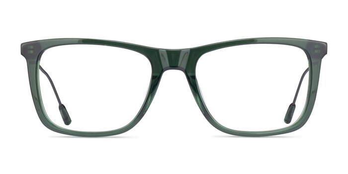 Zach Clear Green Acétate Montures de lunettes de vue d'EyeBuyDirect