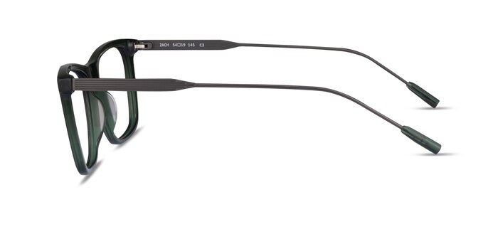 Zach Clear Green Acetate Eyeglass Frames from EyeBuyDirect