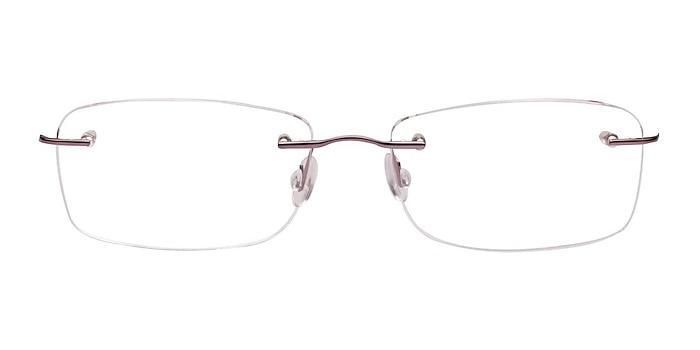 Cully Pink Titanium Eyeglass Frames from EyeBuyDirect