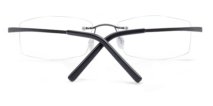 Black Delemont -  Lightweight Titanium Eyeglasses