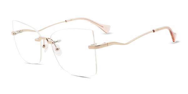 Gold Brimstone -  Metal Eyeglasses