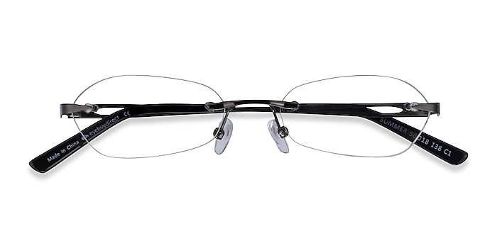 Gunmetal Summer -  Lightweight Metal Eyeglasses