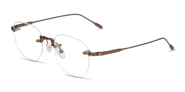Bronze Gadsby -  Metal Eyeglasses