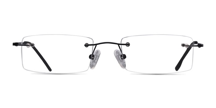 Billings Rectangle Black Rimless Eyeglasses | Eyebuydirect
