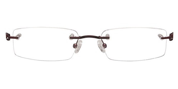 Ottawa Burgundy Metal Eyeglass Frames from EyeBuyDirect