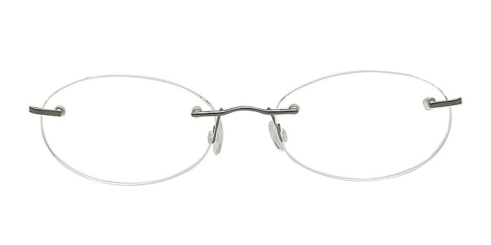 Amure Gunmetal Metal Eyeglass Frames from EyeBuyDirect