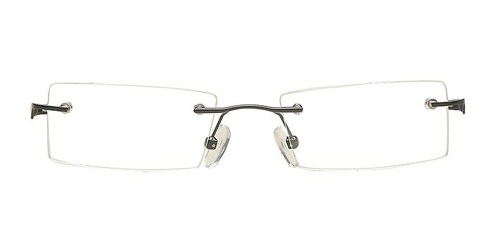 Hyvinkaa Black Metal Eyeglass Frames from EyeBuyDirect