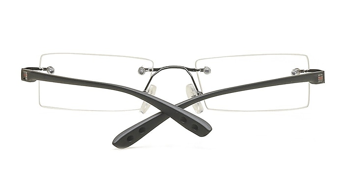 Black Hyvinkaa -  Lightweight Metal Eyeglasses