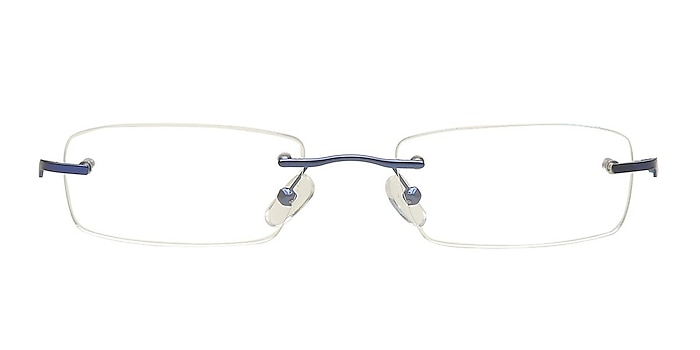 Joutseno Navy Metal Eyeglass Frames from EyeBuyDirect