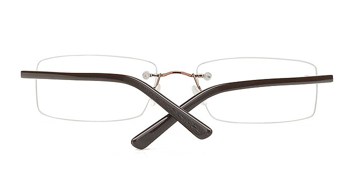 Brown Polessk -  Lightweight Metal Eyeglasses