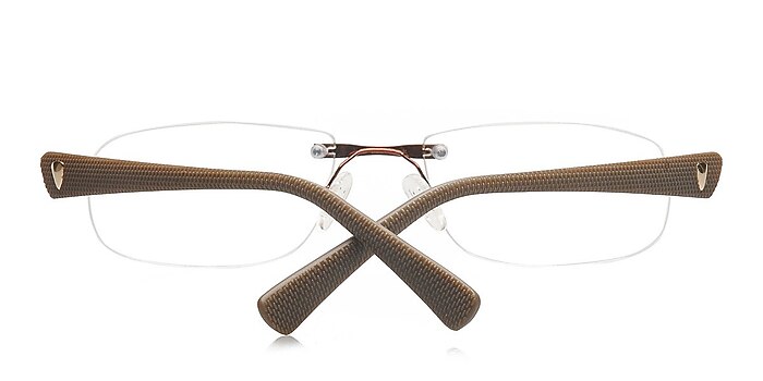 Brown Neftegorsk -  Lightweight Metal Eyeglasses