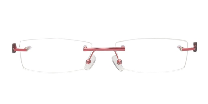 Kenai Burgundy Metal Eyeglass Frames from EyeBuyDirect
