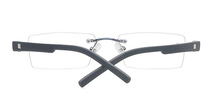 Navy Hays -  Lightweight Metal Eyeglasses