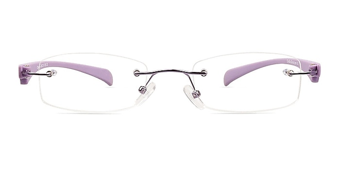 Chadron Purple Metal Eyeglass Frames from EyeBuyDirect