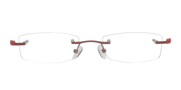 Yank Red Metal Eyeglass Frames from EyeBuyDirect