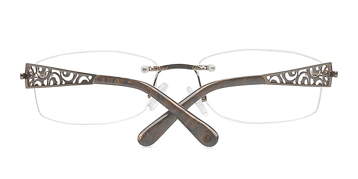 Brown Rio -  Lightweight Metal Eyeglasses