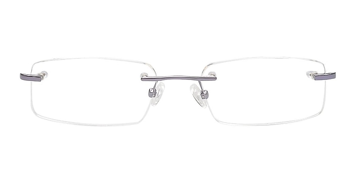 Alfredo Purple Metal Eyeglass Frames from EyeBuyDirect
