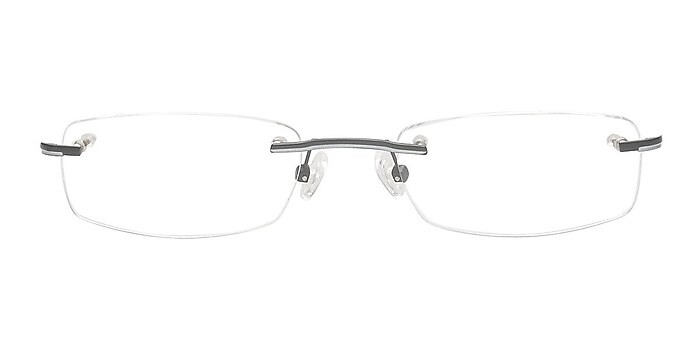Alijah Black Metal Eyeglass Frames from EyeBuyDirect