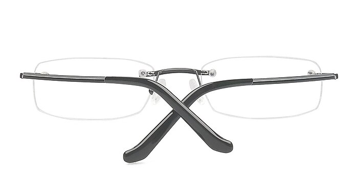 Black Alijah -  Lightweight Metal Eyeglasses