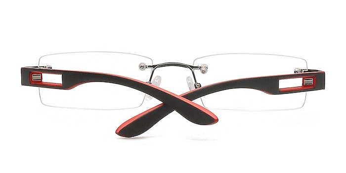 Black Allan -  Lightweight Metal Eyeglasses