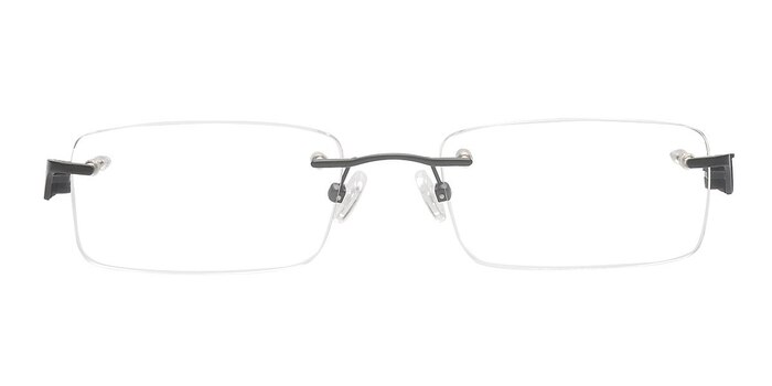 Bev Noir Métal Montures de lunettes de vue d'EyeBuyDirect