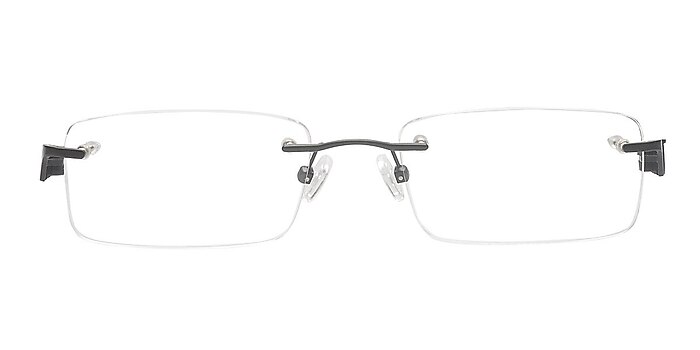 Bev Black Metal Eyeglass Frames from EyeBuyDirect