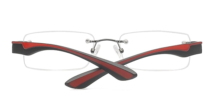 Black Bev -  Lightweight Metal Eyeglasses