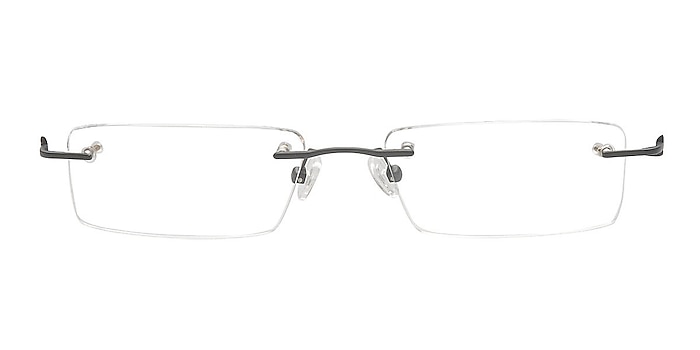 Allen Black Metal Eyeglass Frames from EyeBuyDirect
