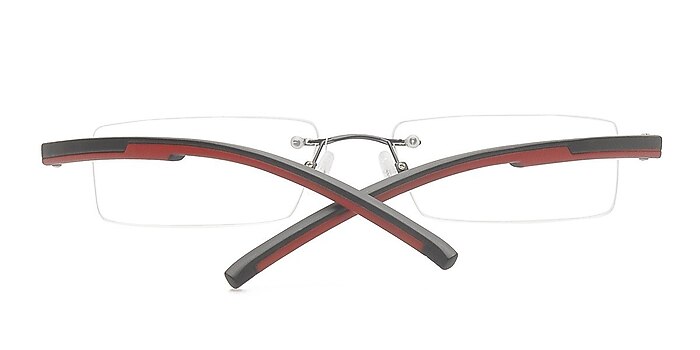 Black Allen -  Lightweight Metal Eyeglasses