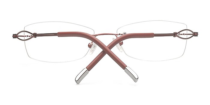 Burgundy Aaliyah -  Lightweight Titanium Eyeglasses