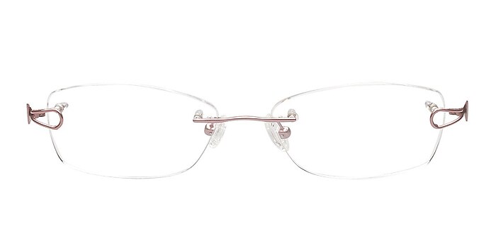 Alannah Pink Titanium Eyeglass Frames from EyeBuyDirect