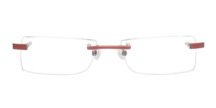 Bobbi Red Metal Eyeglass Frames from EyeBuyDirect