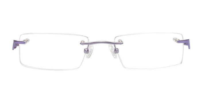 Alaya Violet Métal Montures de lunettes de vue d'EyeBuyDirect