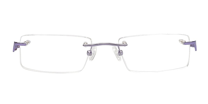 Alaya Purple Metal Eyeglass Frames from EyeBuyDirect